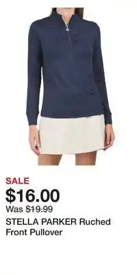 TJ Maxx Stella parker ruched front pullover offer
