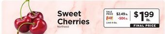 ShopRite Sweet cherries offer