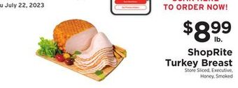 ShopRite Turkey breast offer