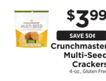 ShopRite Multi-seed crackers offer