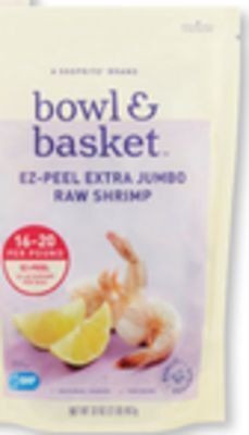 ShopRite 2-lb. bag extra jumbo ez peel shrimp offer