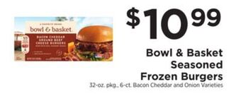 ShopRite Seasoned frozen burgers offer