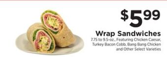 ShopRite Wrap sandwiches offer