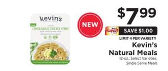 ShopRite Natural meals offer
