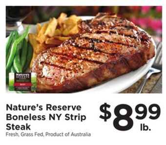 ShopRite Boneless ny strip steak offer