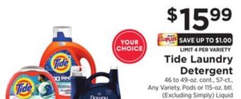 ShopRite Laundry detergent offer