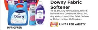 ShopRite Fabric softener offer