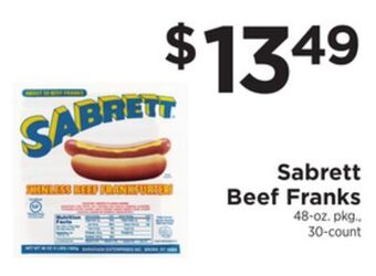 ShopRite Beef franks offer