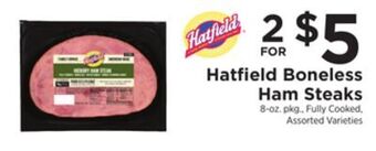 ShopRite Boneless ham steaks offer