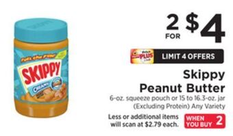 ShopRite Peanut butter offer