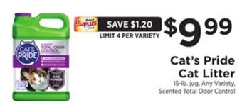 ShopRite Cat's pride cat litter offer