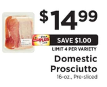 ShopRite Domestic prosciutto offer