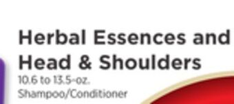 ShopRite Herbal essences and head & shoulders offer