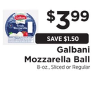 ShopRite Mozzarella ball offer