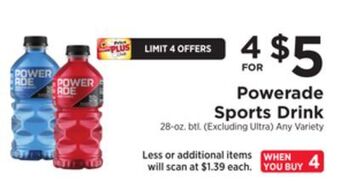 ShopRite Sports drink offer