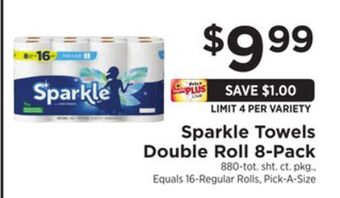 ShopRite Towels double roll 8-pack offer