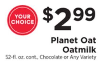 ShopRite Oatmilk offer
