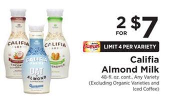 ShopRite Almond milk offer