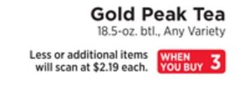 ShopRite Tea offer
