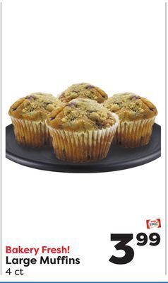 Weis Markets Large muffins offer