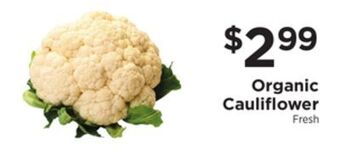 ShopRite Organic cauliflower offer