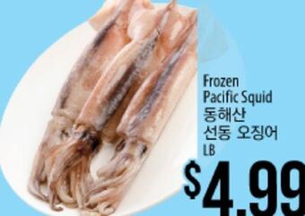 Hmart Frozen pacific squid offer