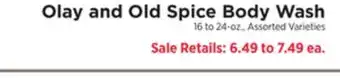 ShopRite Olay and old spice body wash offer