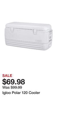 Cabela's Igloo polar 120 cooler offer