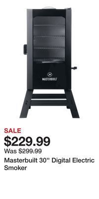 Cabela's Masterbuilt 30'' digital electric smoker offer