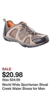 Cabela's World wide sportsman shoal creek water shoes for men offer