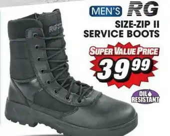 Big 5 Size-Zip II Service Boots offer