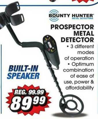 Big 5 Bounty Hunter Prospector Metal Detector offer
