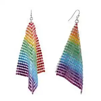 Kohl's Celebrate together™ pride rainbow mesh earrings offer