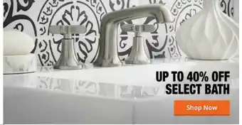 The Home Depot Bath offer