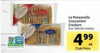 Vons La Panzella Croccantini Crackers offer