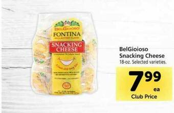 Vons Belgioioso Snacking Cheese offer