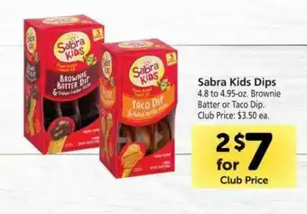 Vons Sabra Kids Dips offer