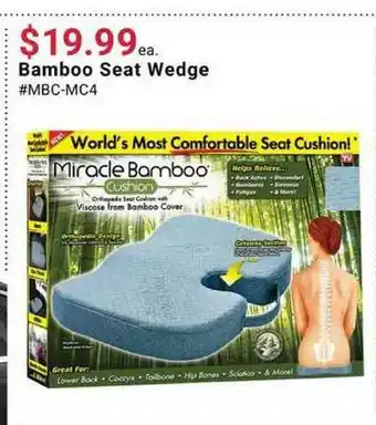 Pep Boys Bamboo Seat Wedge offer
