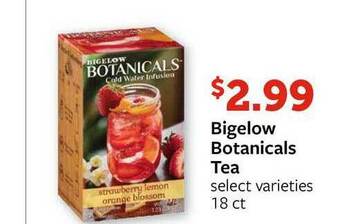 Fareway Bigelow Botanicals Tea offer