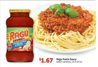 Fareway Ragu Pasta Sauce offer