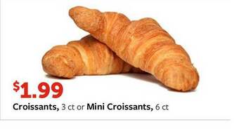 Fareway Croissants Or Mini Croissants offer