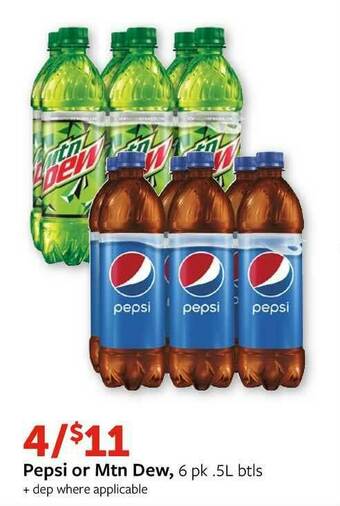 Fareway Pepsi Or Mtn Dew offer