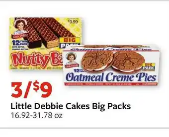 Fareway Little Debbie Cakes Big Packs offer