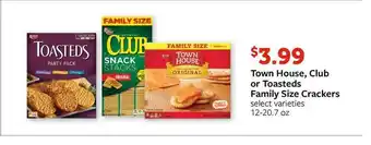 Fareway Town House, Club Or Taosteds Family Size Crackers offer