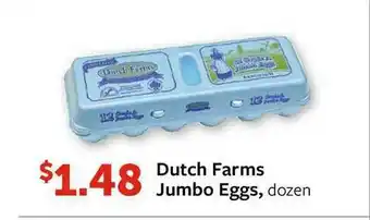 Fareway Dutch Farms Jumbo Eggs offer