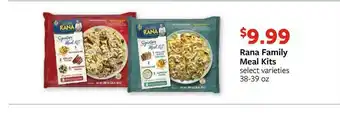 Fareway Rana Family Meal Kits offer