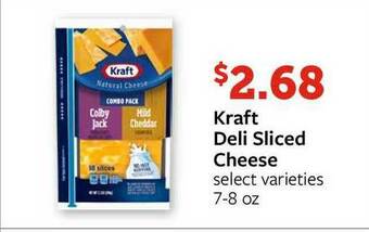Fareway Kraft Deli Sliced Cheese offer