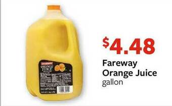 Fareway Fareway Orange Juice offer