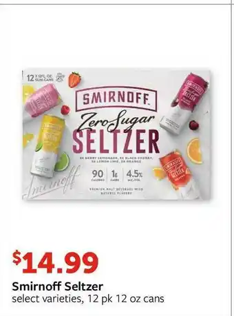 Fareway Smirnoff Seltzer offer