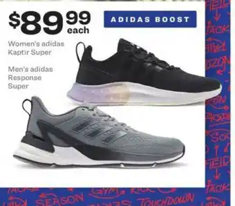 Academy Women's Adidas Kaptir Super Or Men's Adidas Response Super offer